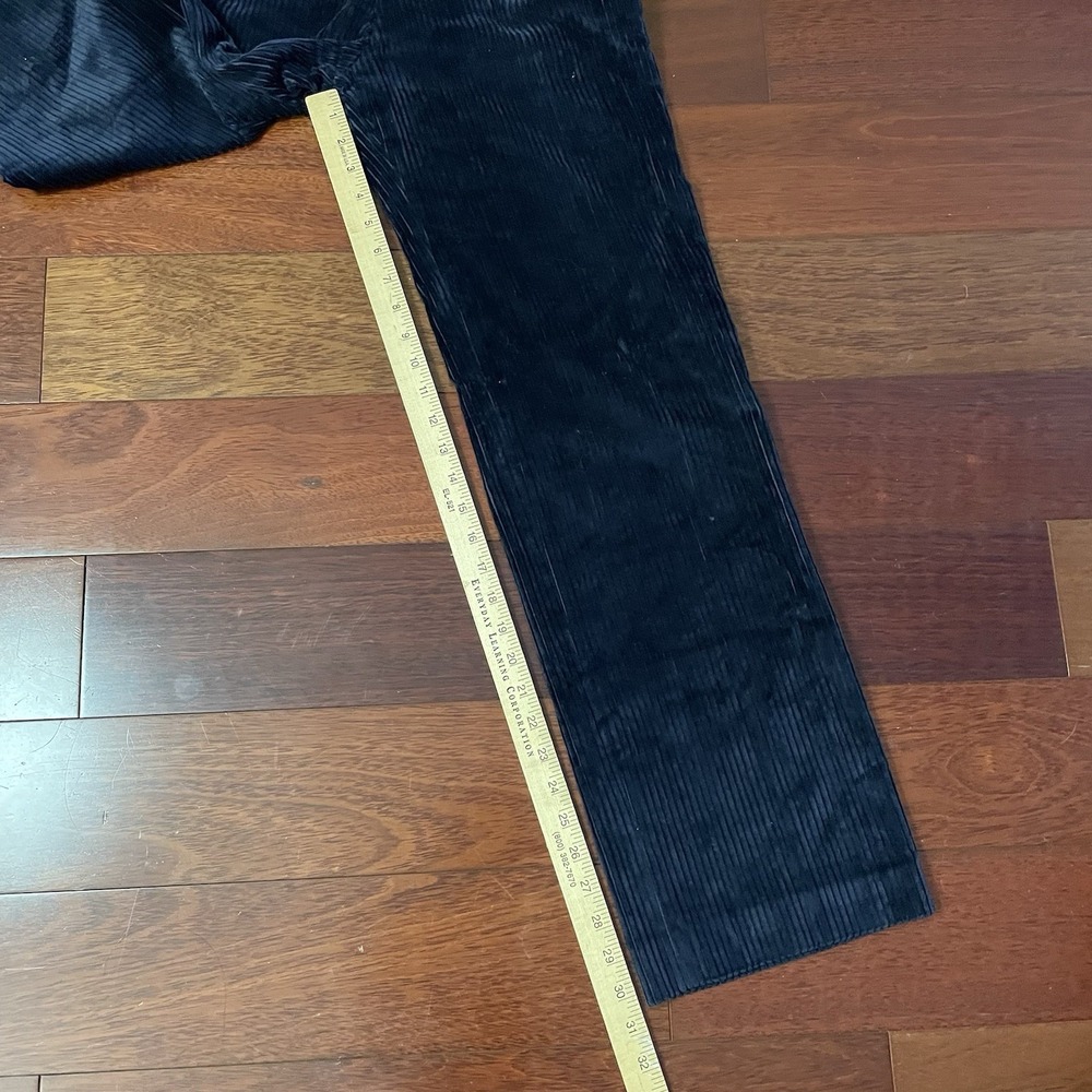 Vintage Henri-Luc Chapuis Corduroy Pant Double Zip Front Blue See msrmts HTF B21 - Picture 9 of 10